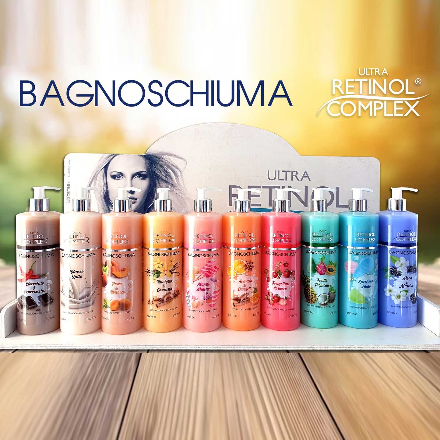 RETINOL COMPLEX - BAGNODOCCIA 10 PROFUMAZIONI 500ML