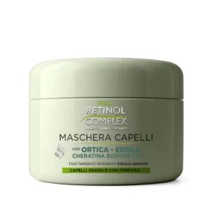 RETINOL COMPLEX - MASCHERA CAPELLI GRASSI E CON FORFORA CON ORTICA, EDERA E CHERATINA - 300ml