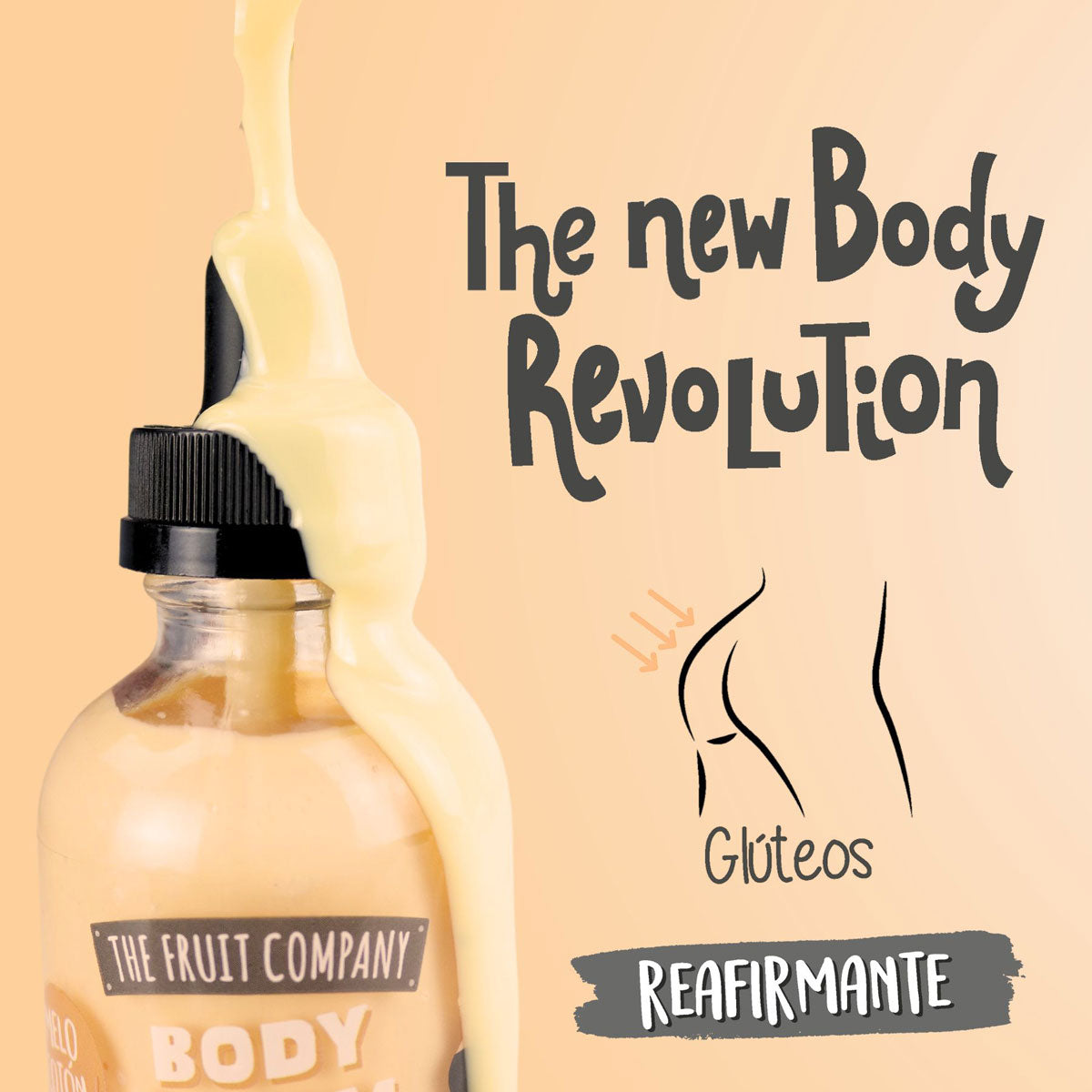 Siero corpo rassodante alla pesca - The fruit company - 120 ml