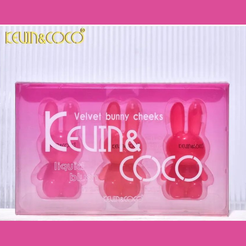 Set blush Velvet bunny di Kevin&Coco