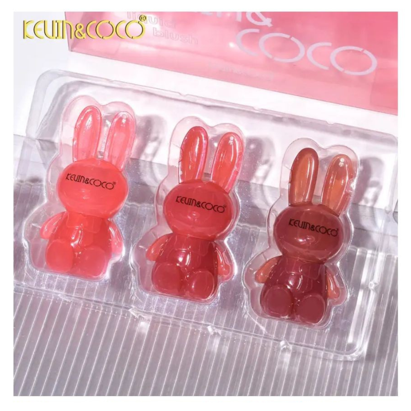 Set blush Velvet bunny di Kevin&Coco