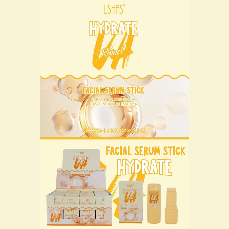 Siero viso in stick idratante al retinolo- Ushas