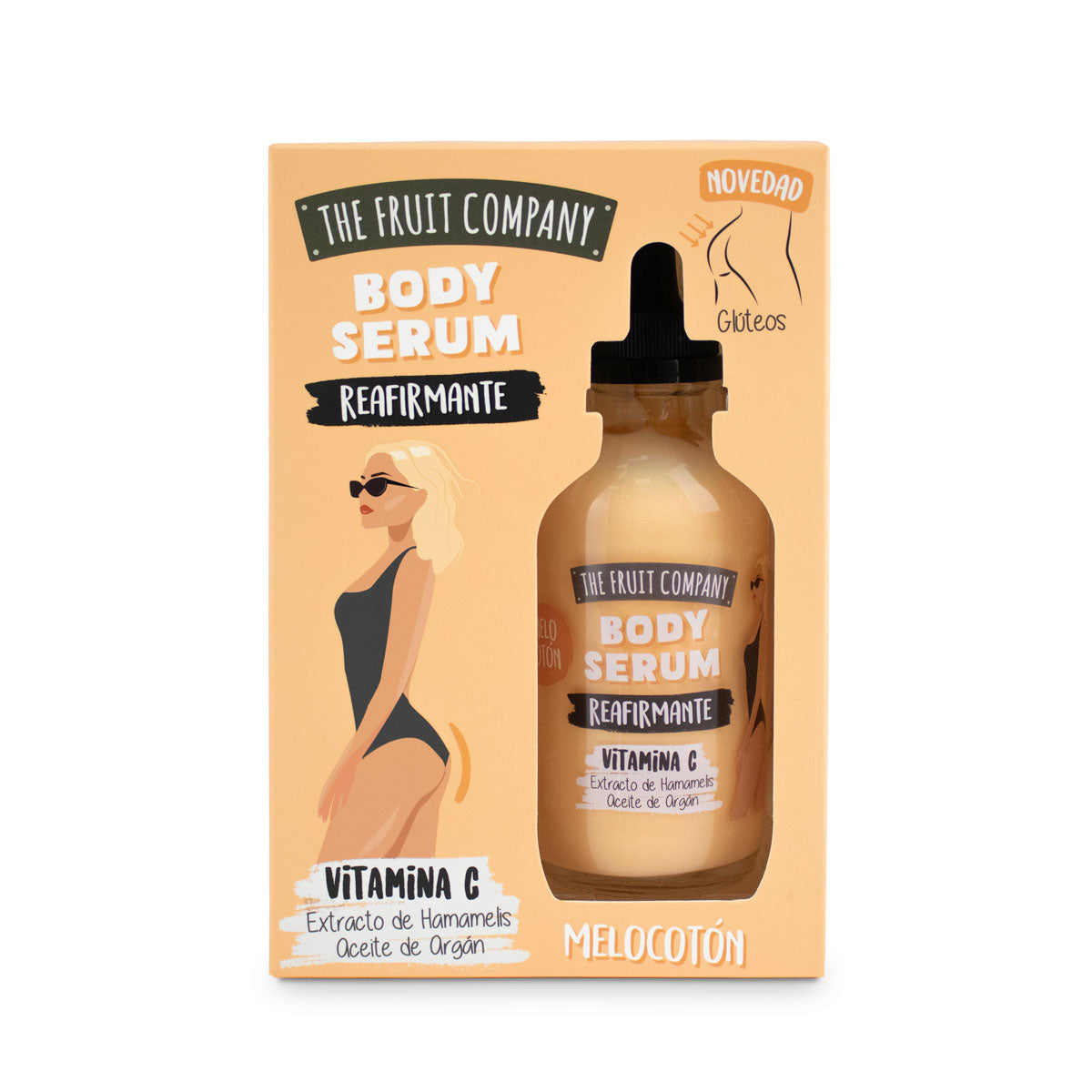 Siero corpo rassodante alla pesca - The fruit company - 120 ml