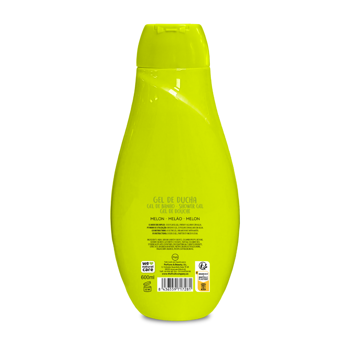 The Fruit Company - Doccia Gel - 600ml
