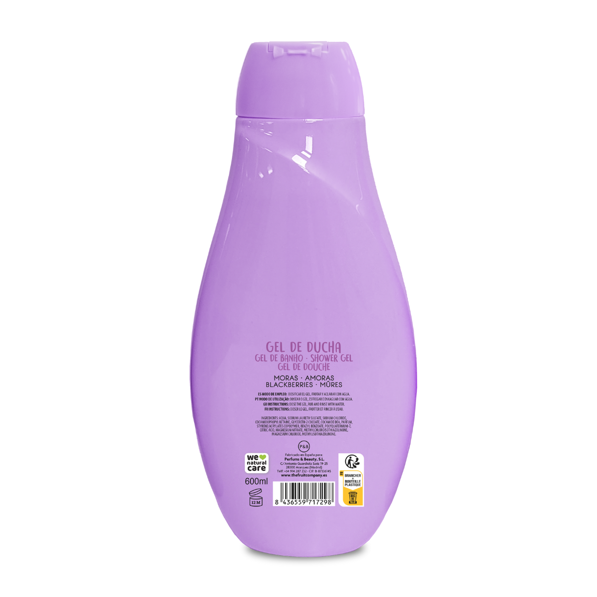 The Fruit Company - Doccia Gel - 600ml