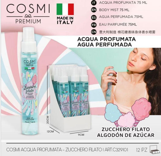 Acqua profumata corpo Cosmi -zucchero filato- 75ml