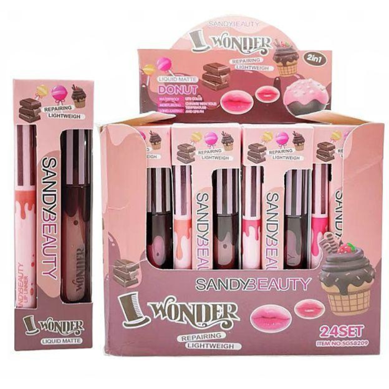 Set 2 in 1 - Liquid Matte Lipstick + Matita Labbra -