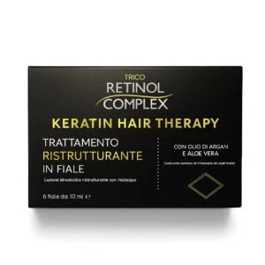 RETINOL COMPLEX - TRATTAMENTO IN FIALE RISTRUTTURANTE CON OLIO DI ARGAN E ALOE VERA- 6 Fiale da 10ml