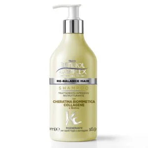 RETINOL COMPLEX - SHAMPOO RISTRUTTURANTE CON CHERATINA, COLLAGENE E BIOTINA - 500ml