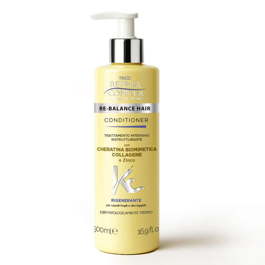 RETINOL COMPLEX - BALSAMO CONDITIONER RIGENERANTE CON CHERATINA, COLLAGENE E ZINCO - 500ml