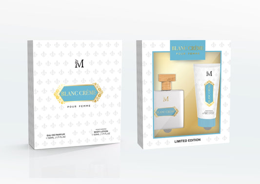 Confezione profumo + lozione corpo Blanc Creme - 50ml+50ml