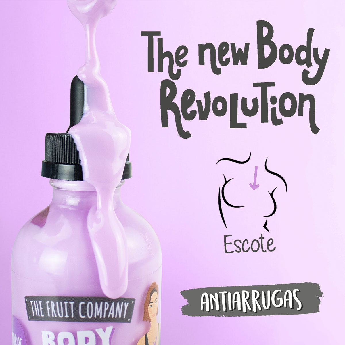 Siero corpo antirughe alla mora - The fruit company - 120 ml