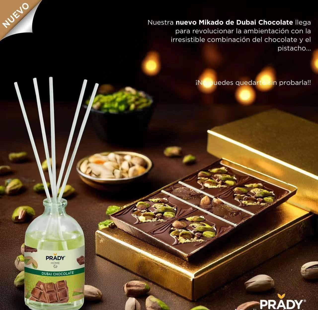 Diffusore per Ambienti con Bastoncini -profumazione dolce pistacchio e cioccolato  - 100ML -
