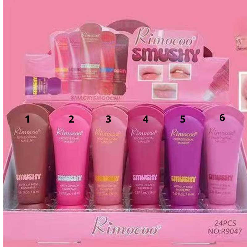 Smushy Lip Balm - Balsamo labbra profumato effetto soft matte - 8ml- Rimocoo