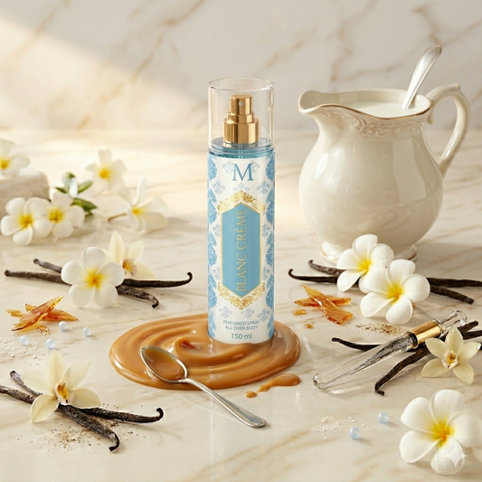 Acqua Profumata Corpo Spray Blanche Creme- Profumazione Bianco Latte - Montage -100ml