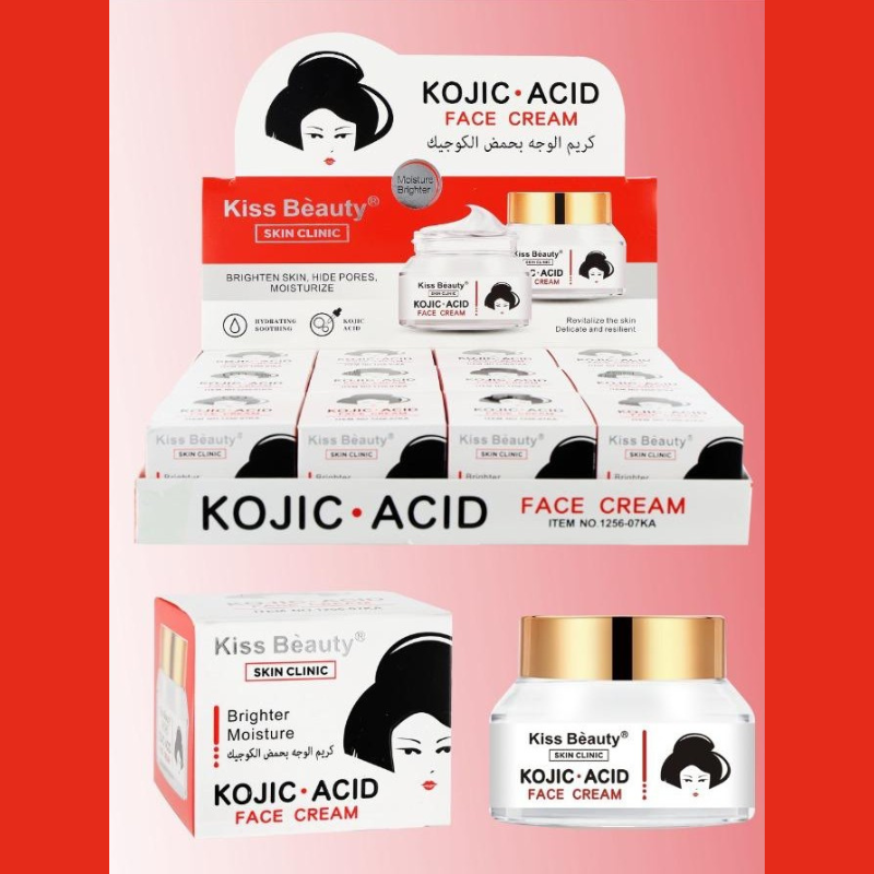 Crema per il viso Idratante, illuminante  e antimacchie con niacinamide e acido Kojico - Skincare Coreana - 50 ml