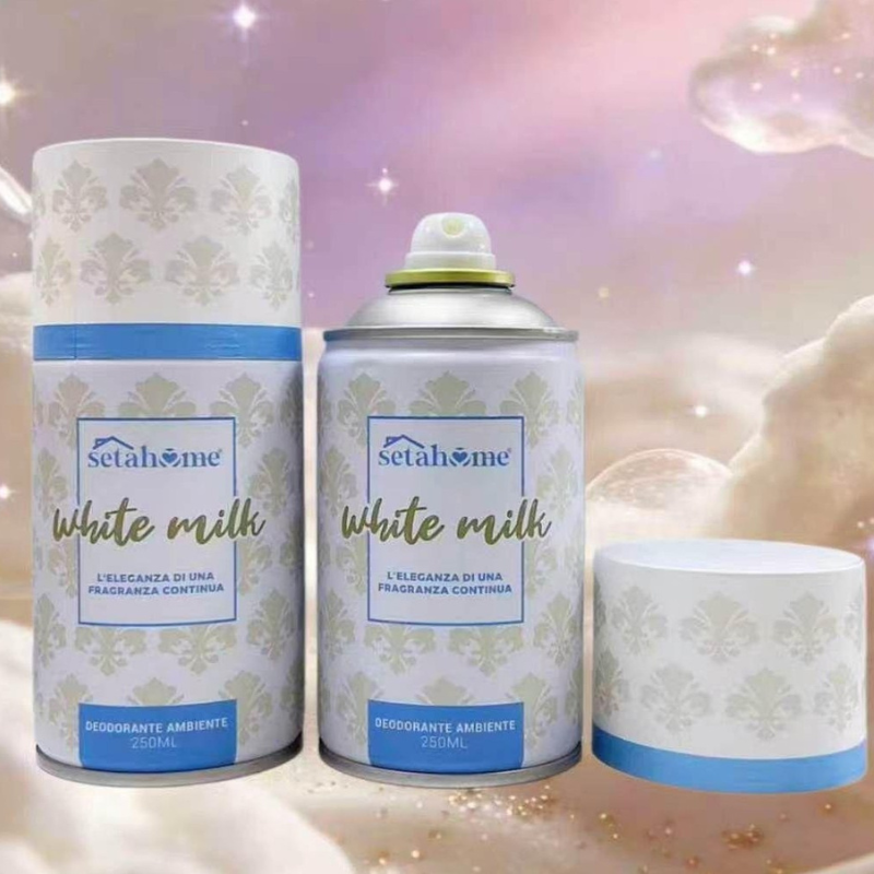 Deodorante per Ambiente Spray - Profumazione bianco Latte -Seta Blu -250ml