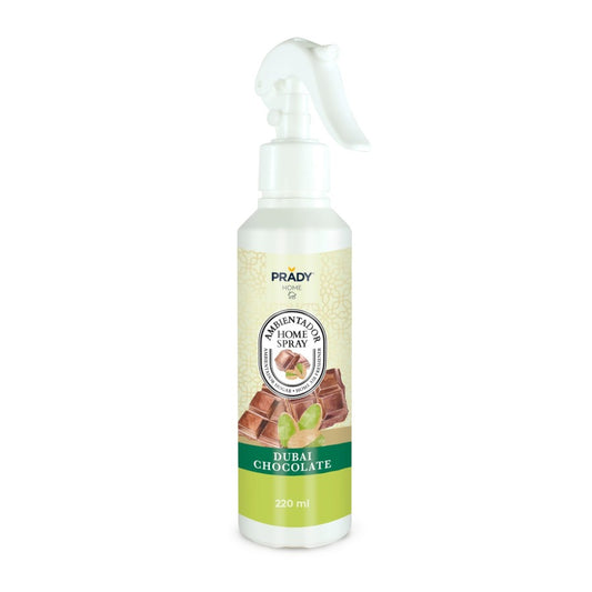 DEODORANTE SPRAY PER AMBIENTI E TESSUTI - DUBAI CHOCOLATE - 220ML- PRADY