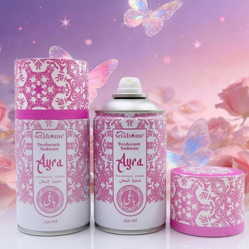 Deodorante per Ambiente Spray - Profumazione Yara Rosa -Seta Blu -250ml