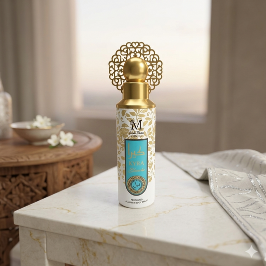 Deodorante per il corpo Spray Kyra Blanche Profumazione Bianco Latte - Montage - 200ml