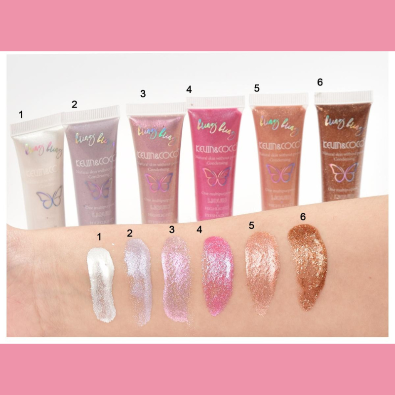 Glitter liquido -per corpo e viso - Illuminante- Kevin&Coco
