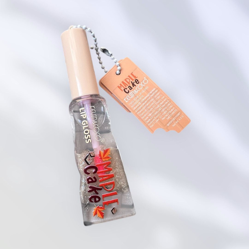 Lip Gloss two tone: trasparente e glitter - Kevin&Coco