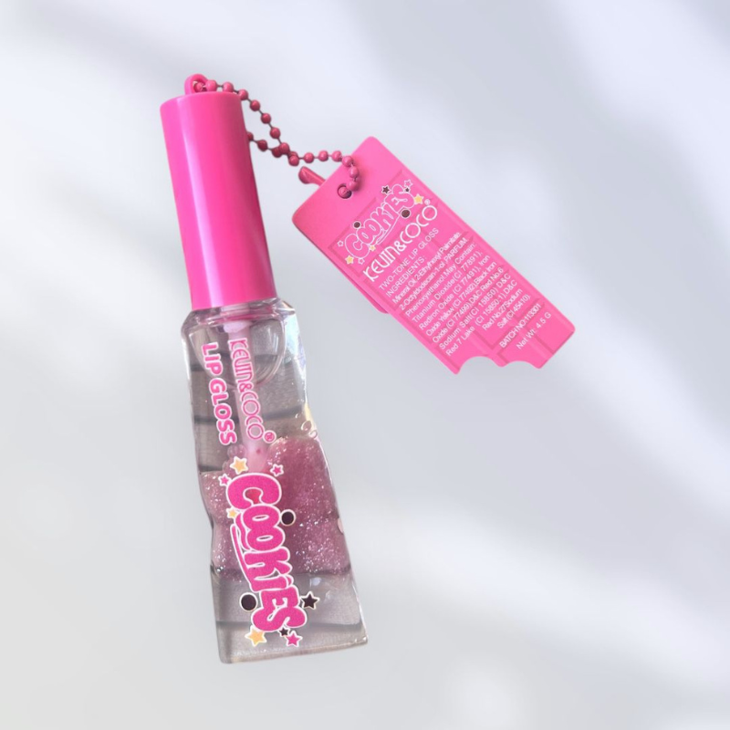 Lip Gloss two tone: trasparente e glitter - Kevin&Coco