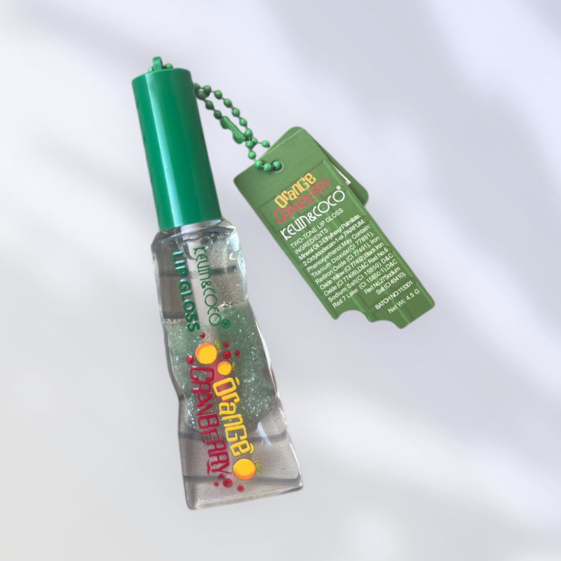 Lip Gloss two tone: trasparente e glitter - Kevin&Coco