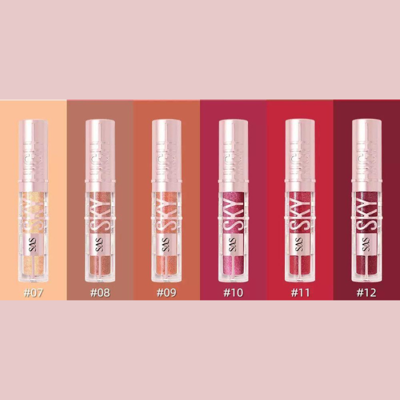 LIPS GLOSS SKY HIGH - Labbra Idratate, Morbide e Brillanti -Sas by Ushas