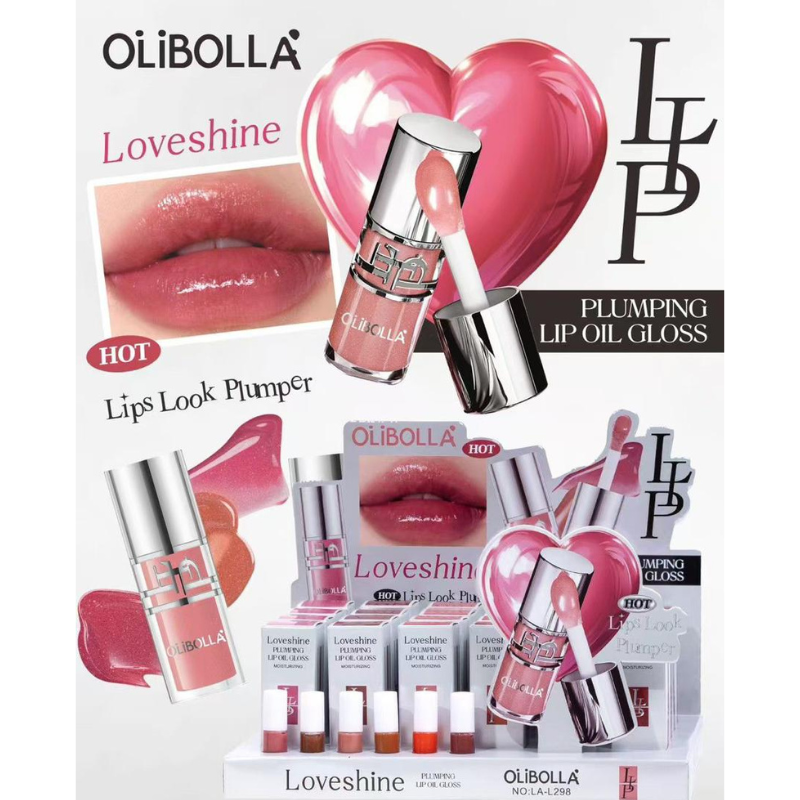 Plumping Lip Oil Gloss - Olio Labbra Volumizzante Effetto Lucido - Olibolla
