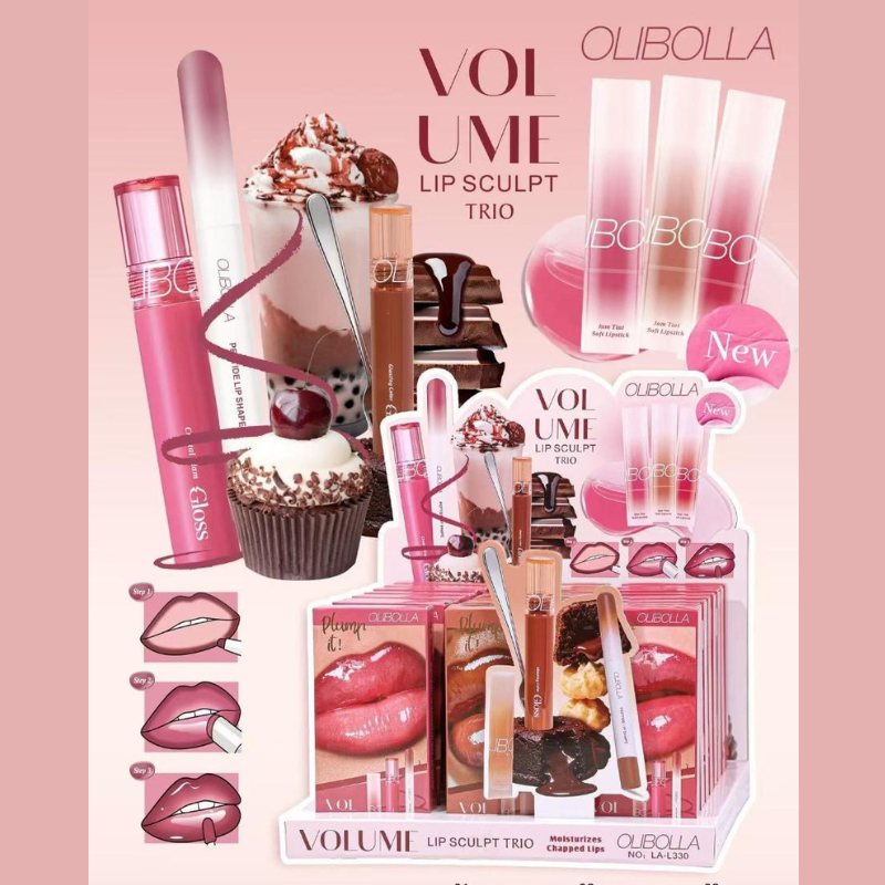 Volume Lip Sculpt Trio- 3 PRODOTTI PER LE LABBRA EFFETTO VOLUME - Olibolla