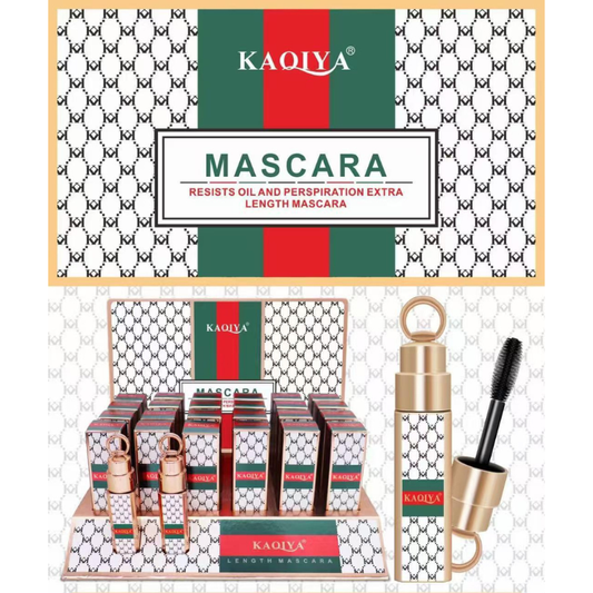 Mascara nero - Resistente all'acqua- lunga durata- effetto incurvante e super volume