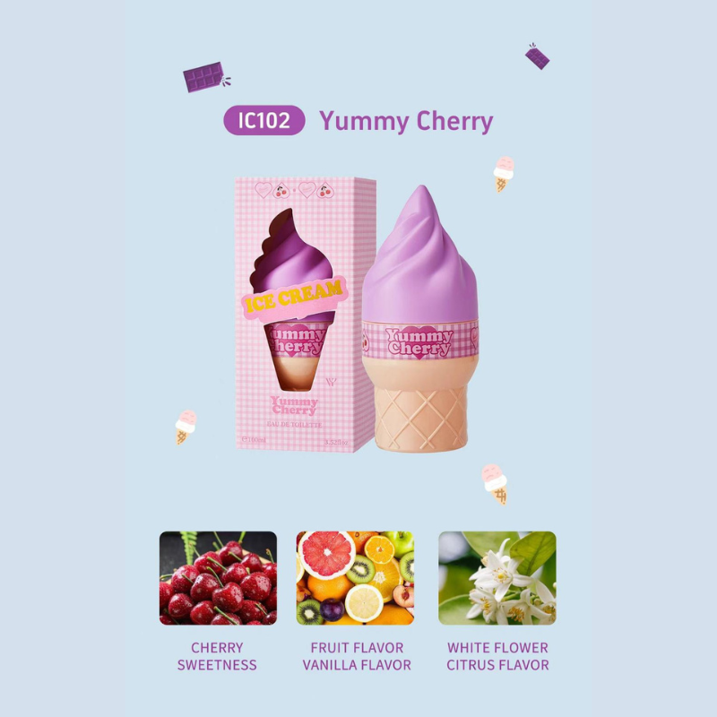 Profumo Spray a forma di Gelato -Icecream -varie profumazioni - 100ml