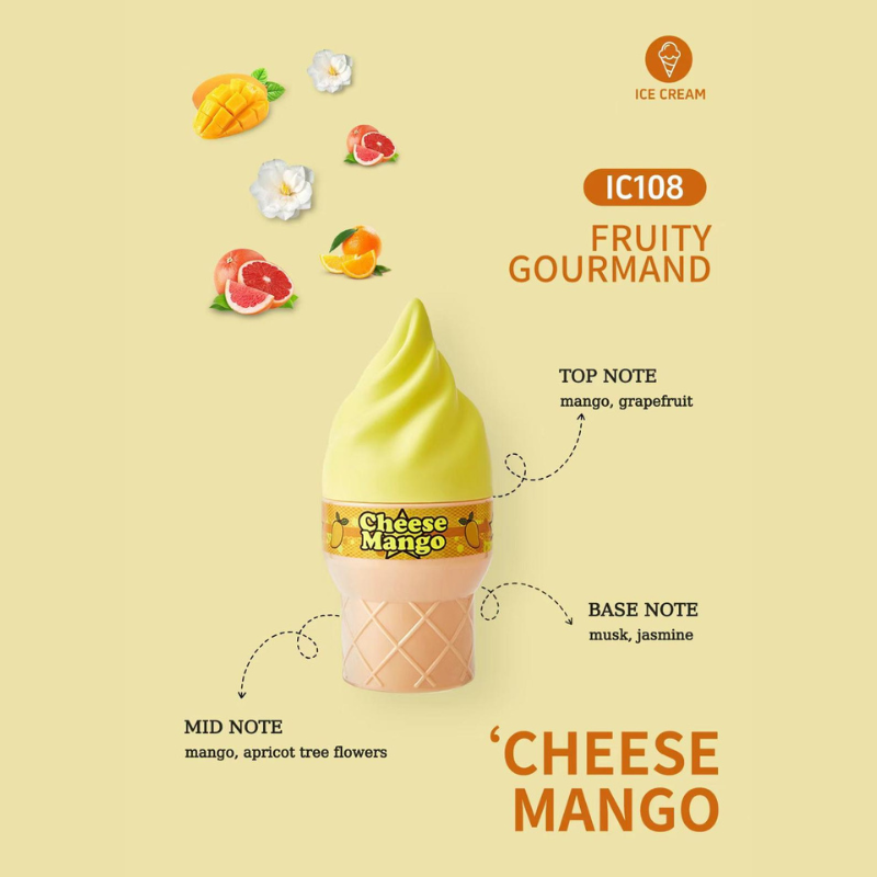 Profumo Spray a forma di Gelato -Icecream -varie profumazioni - 100ml