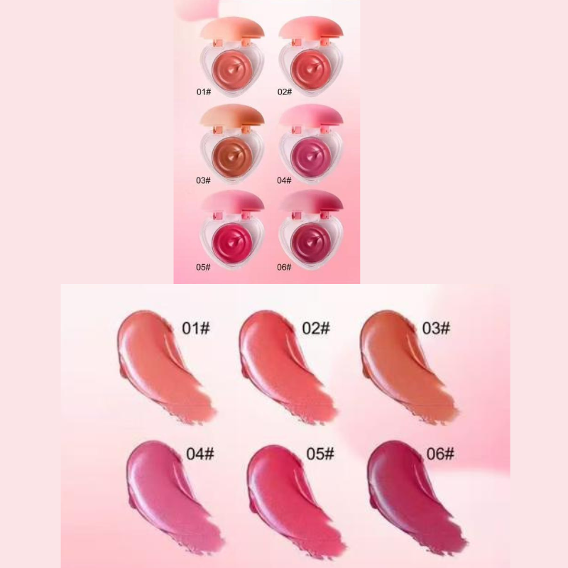 Soufflè Cuore- Rossetto e blush in crema 2 in 1 - Olibolla