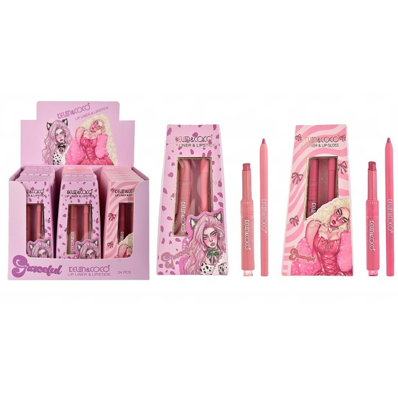 Set lipstick e matita labbra - Kevin&Coco