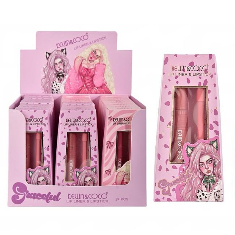 Set lipstick e matita labbra - Kevin&Coco