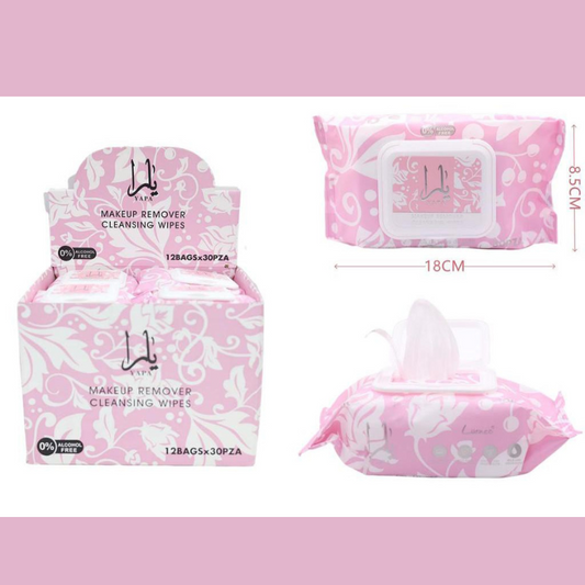 Salviette struccanti profumazione Yara Rosa - confezione da 30 salviette