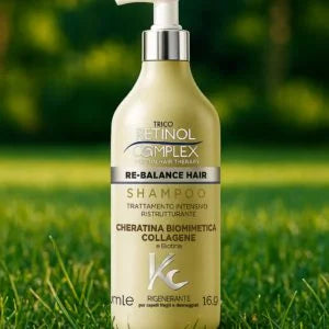RETINOL COMPLEX - SHAMPOO RISTRUTTURANTE CON CHERATINA, COLLAGENE E BIOTINA - 500ml