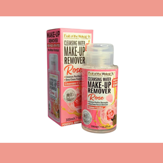 Struccante 3 in 1  - viso, labbra e occhi alle Rose - ideale per pelli sensibili - Fruit of the Wokali - 300ml