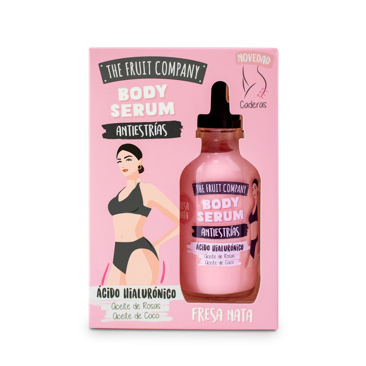 Siero corpo smagliature panna e fragole - The fruit company - 120 ml