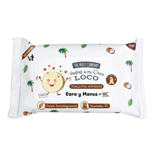 The Fruit Company - Salviette umidificate multiuso - Cocco